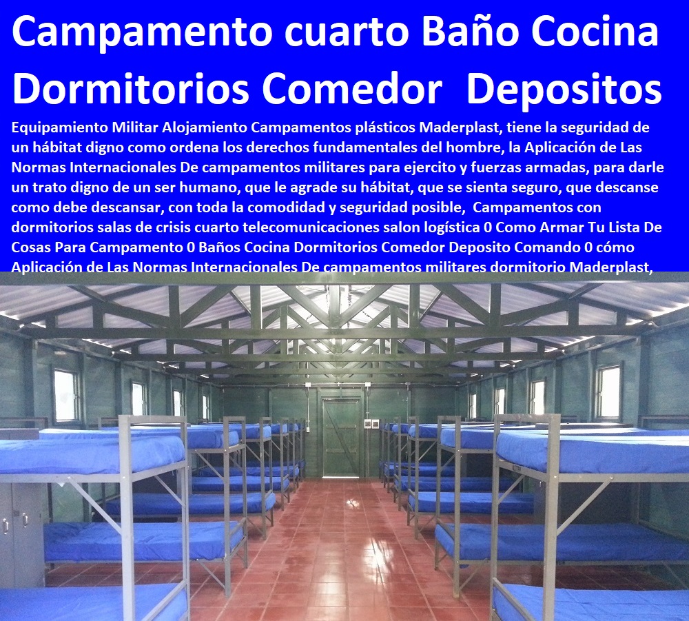 Campamentos con dormitorios salas de crisis cuarto telecomunicaciones salon logística 0 Como Armar Tu Lista De Cosas Para Campamento 0 Baños Cocina Dormitorios Comedor Deposito Comando 0 cómo Organizar tu propio campamento catres Campamentos con dormitorios salas de crisis cuarto telecomunicaciones salon logística 0 Como Armar Tu Lista De Cosas Para Campamento 0 Baños Cocina Dormitorios Comedor Deposito Comando 0 cómo Organizar tu propio campamento catres